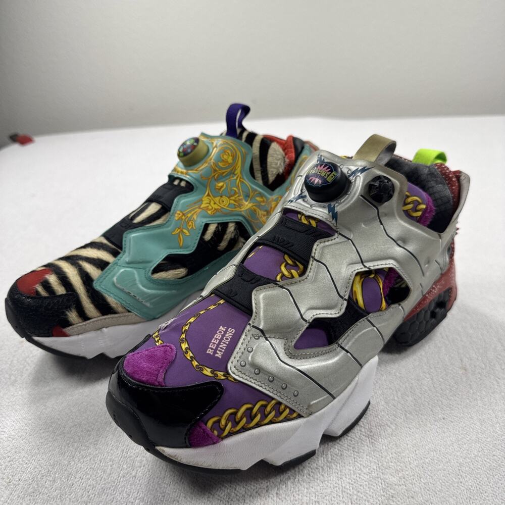 Reebok Instapump Fury Minions Collabortion FY9092 Size 10 Multi Color
